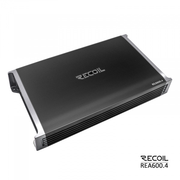 REA600.4 Recoil 1040W Max Full-Range Class A/B 4-Channel Car Audio Amplifier