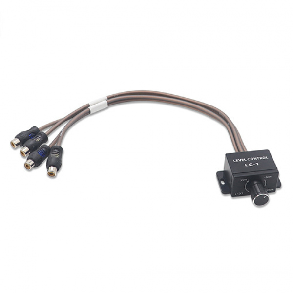 LC1 Universal RCA Level Controller Car Audio Amplifier Gain Level Bass Boost Volume Control Knob